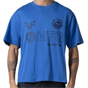 HONOR THE GIFT INNER CITY PARKS Blue Graphic T-Shirt Size Small